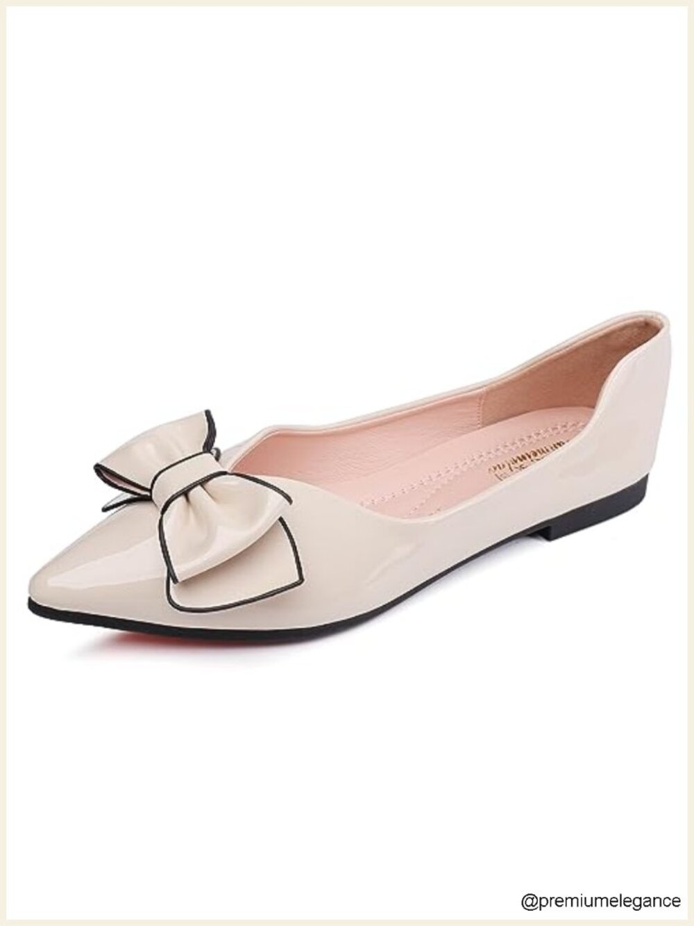 Women's Pointed Toe Ballet Flats Slip-On Dress Shoes
